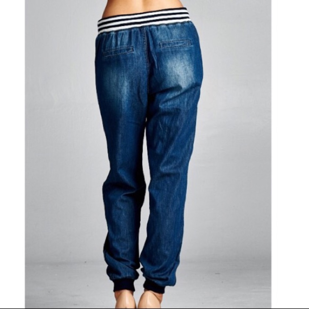 ◾️Jogger Denim Pants - Picture 2 of 3